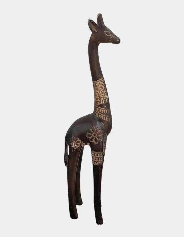 Giraffe Wood Sculpture