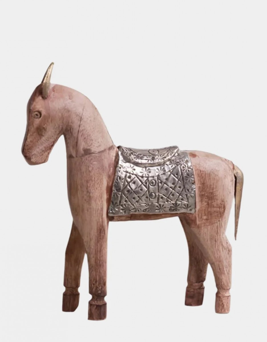 Horse Wood Sculpture