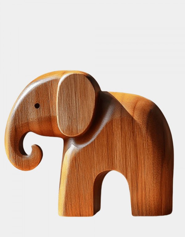 Elephant Wood Sculpture
