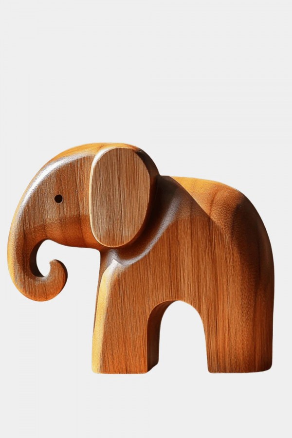 Elephant Wood Sculpture