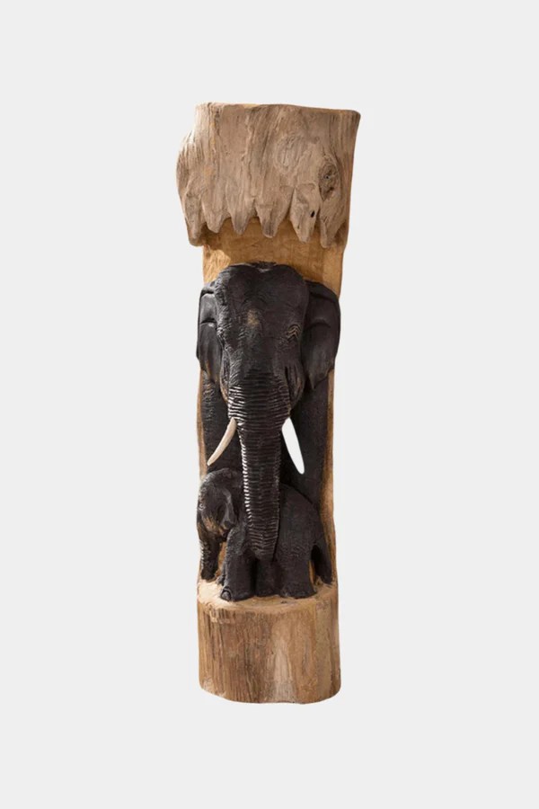Elephant Wood Sculpture