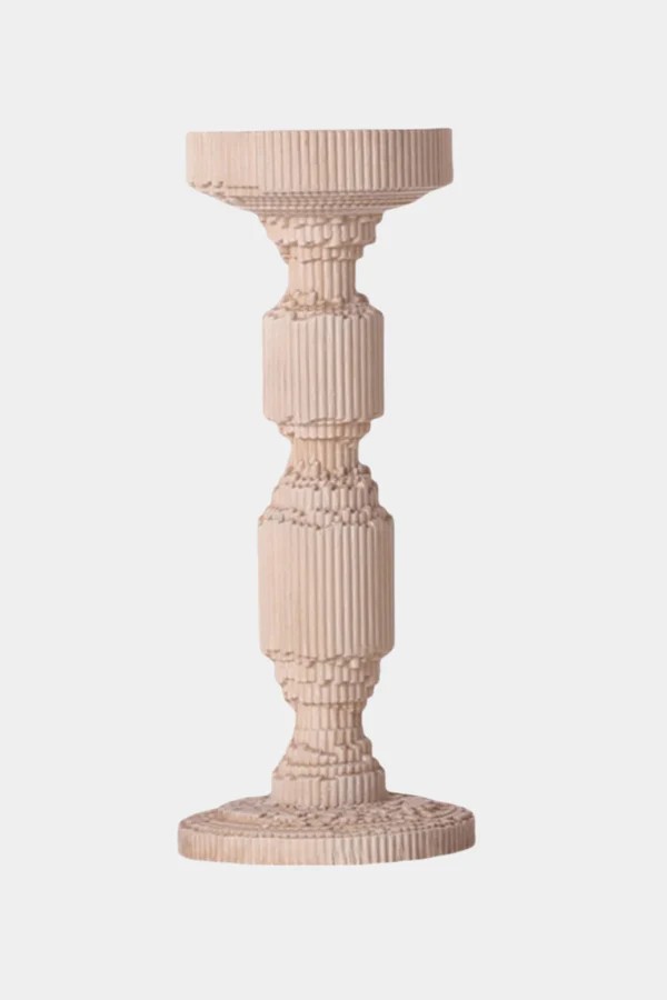 Geometric Wood Sculpture