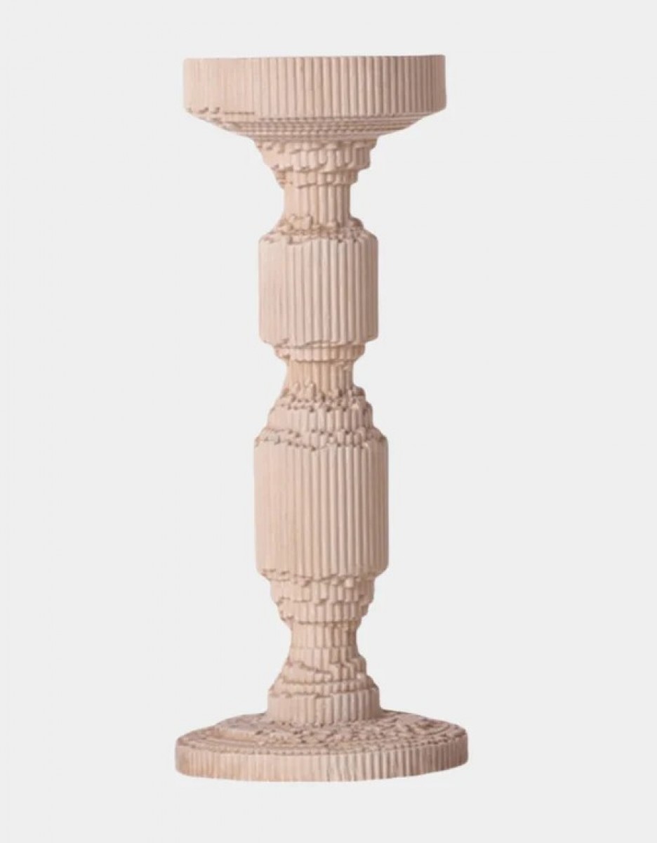 Geometric Wood Sculpture