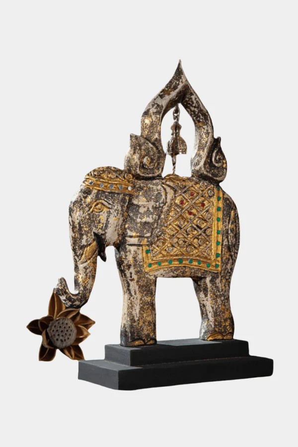 Elephant Wood Sculpture
