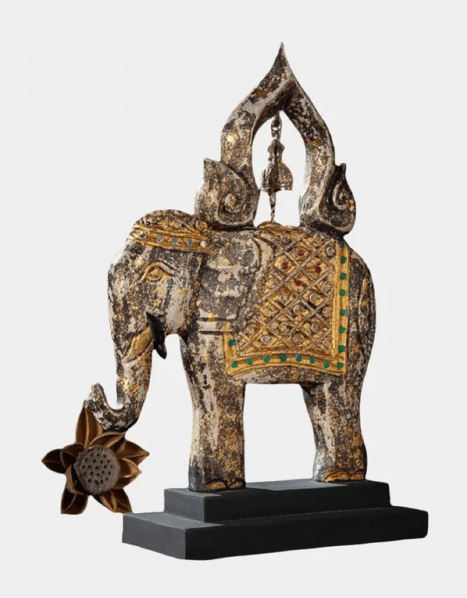 Elephant Wood Sculpture
