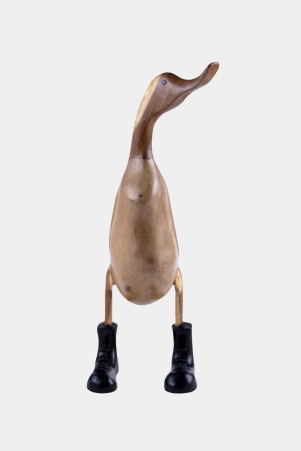 Duck Wood Sculpture